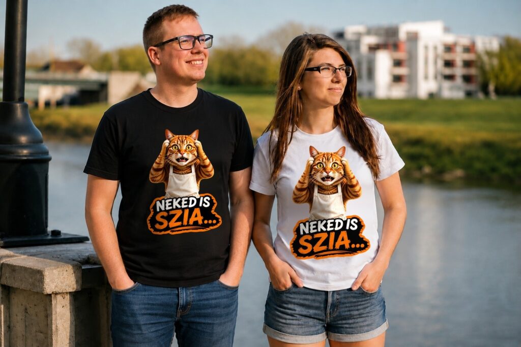 Neked is szia pólók viselve