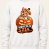 Büfés macska Belebújós pulóver - UNISEX