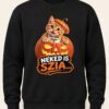 Büfés macska Belebújós pulóver - UNISEX
